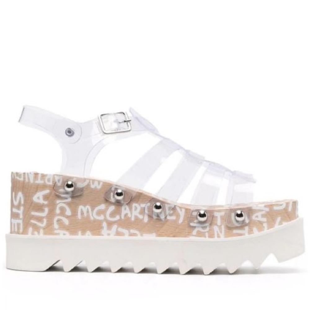 AMAZING Stella McCartney Elyse Platform Sandal Size 41